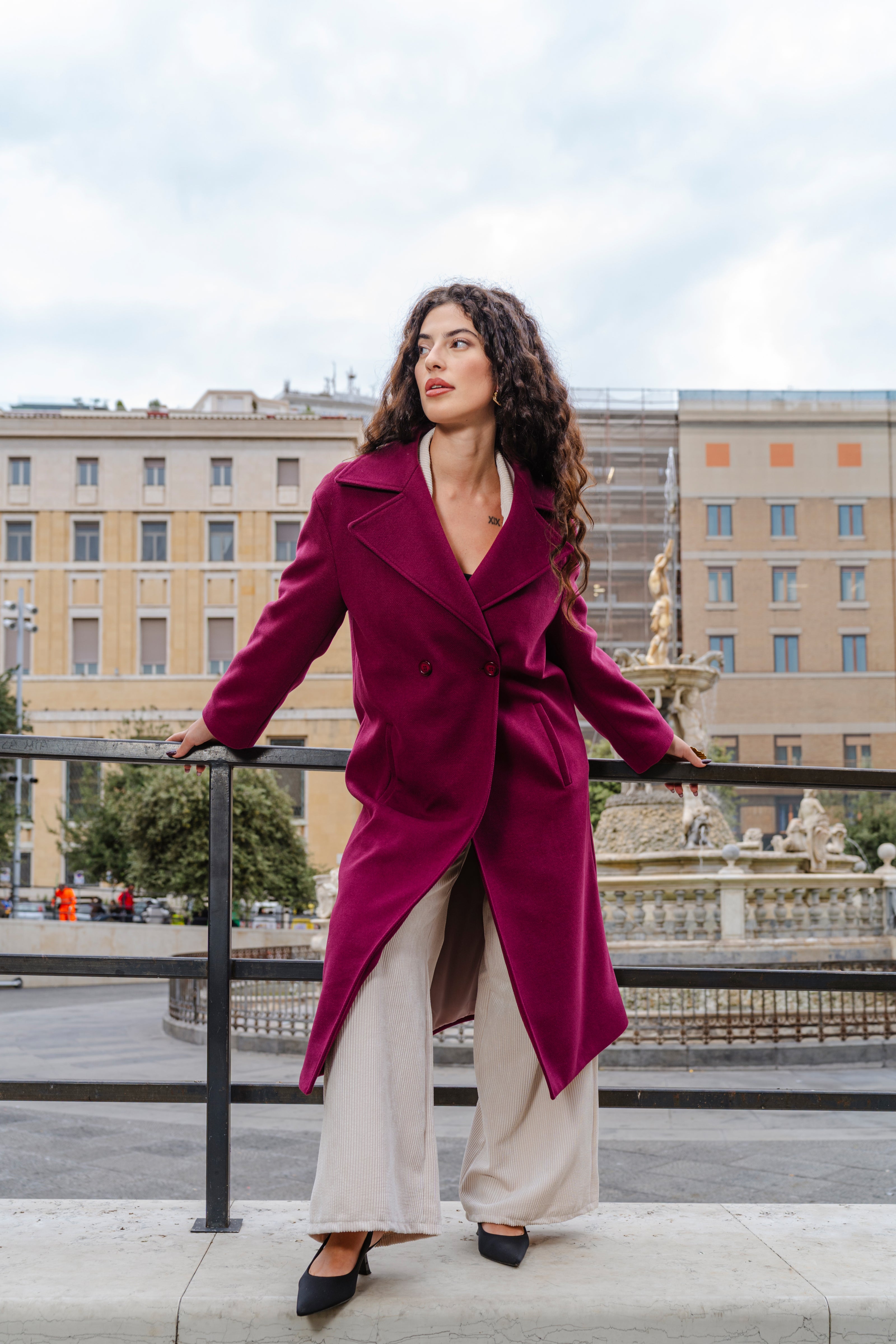 CAPPOTTO OVER SIZE A DOPPIO PETTO