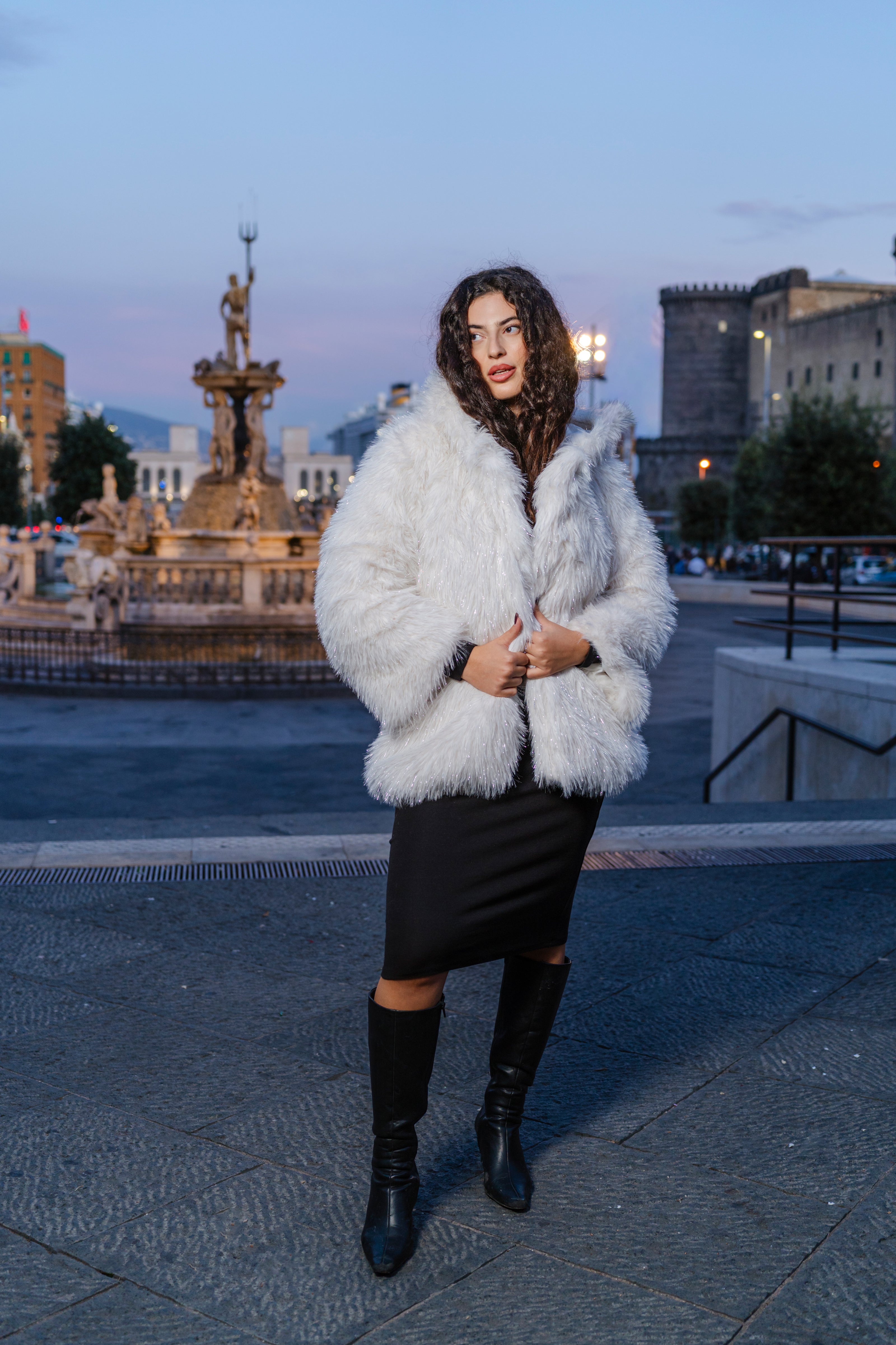 ECOPELLICCIA CON CAPPUCCIO